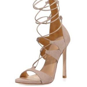 Stuart Weitzman tie up sandals
